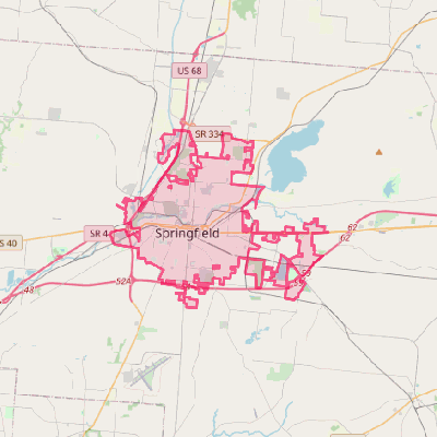 Map of Springfield