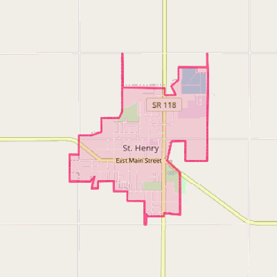 Map of St. Henry