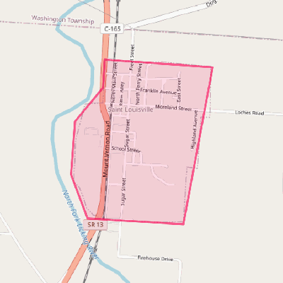 Map of St. Louisville