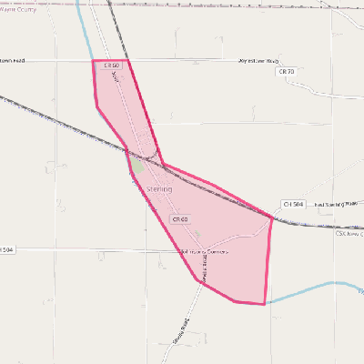 Map of Sterling