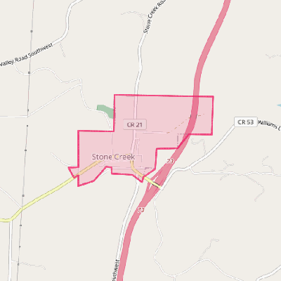 Map of Stone Creek