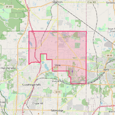 Map of Stow