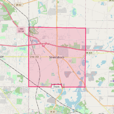 Map of Streetsboro