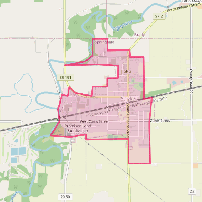 Map of Stryker