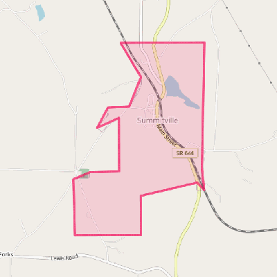 Map of Summitville