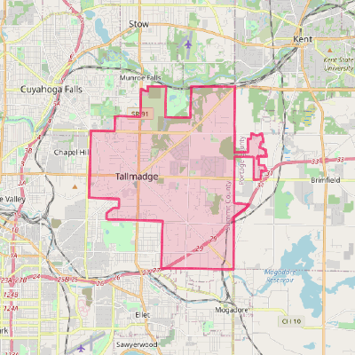 Map of Tallmadge