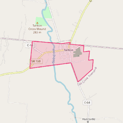 Map of Tarlton