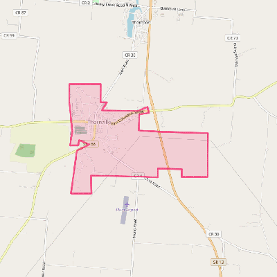 Map of Thornville