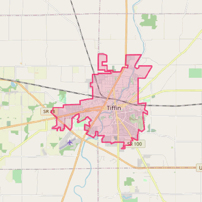 Map of Tiffin