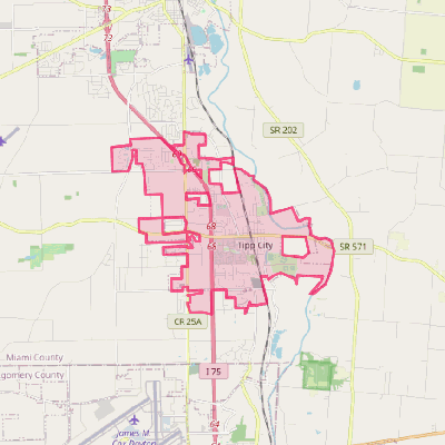 Map of Tipp City