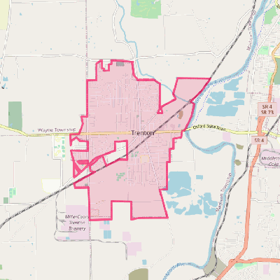 Map of Trenton