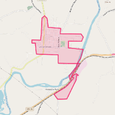 Map of Tuscarawas