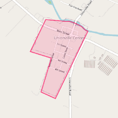 Map of Unionville Center