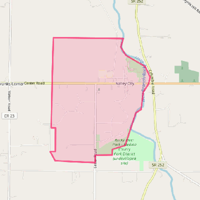 Map of Valley City