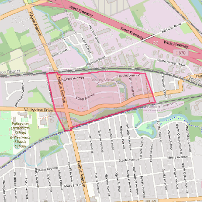 Map of Valleyview