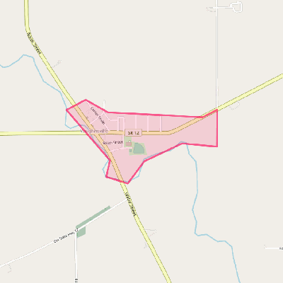 Map of Vaughnsville