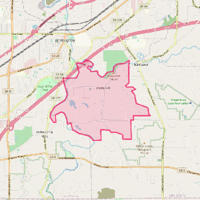 Map of Waite Hill