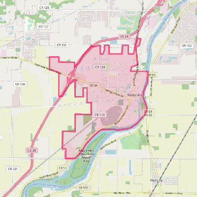 Map of Waterville