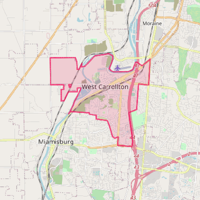 Map of West Carrollton