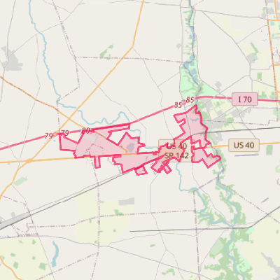 Map of West Jefferson