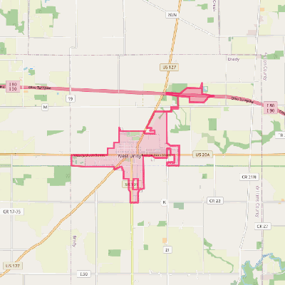 Map of West Unity