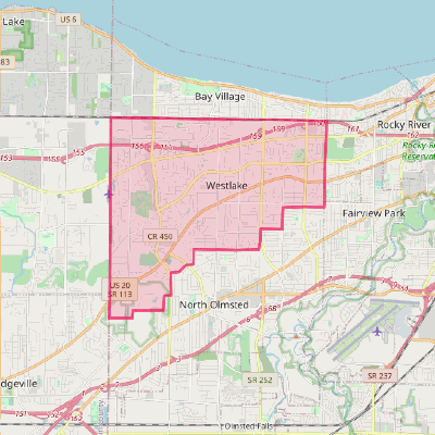Map of Westlake