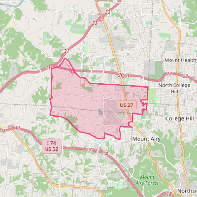 Map of White Oak