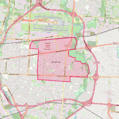 Map of Whitehall