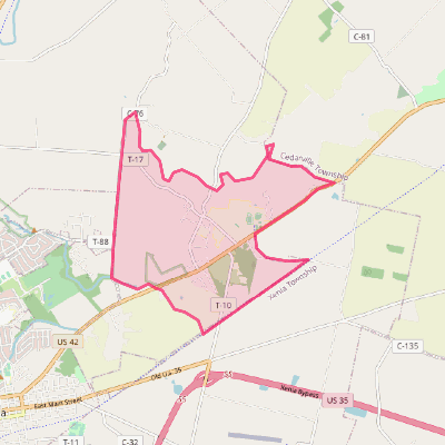 Map of Wilberforce