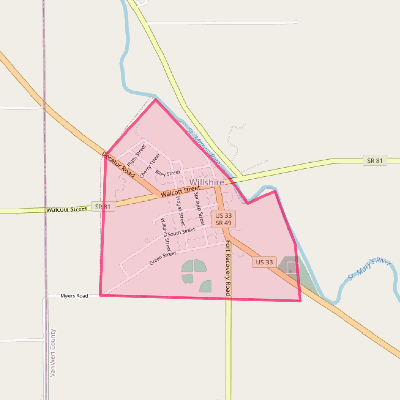 Map of Willshire