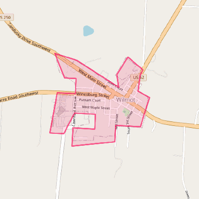 Map of Wilmot