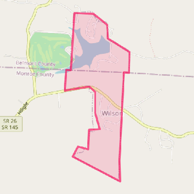 Map of Wilson