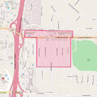 Map of Woodmere