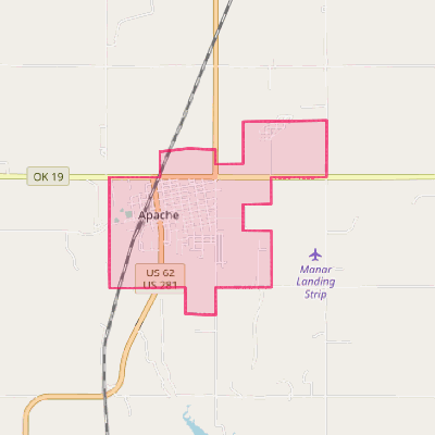 Map of Apache