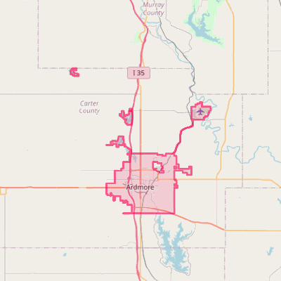 Map of Ardmore