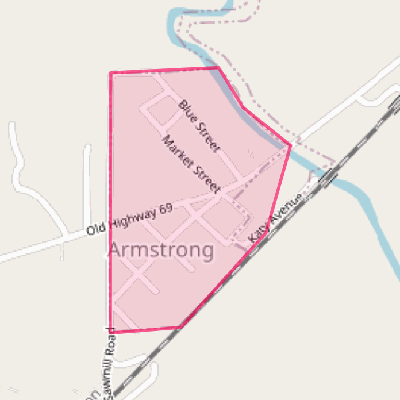 Map of Armstrong