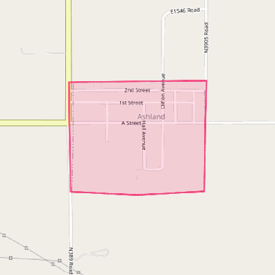 Map of Ashland