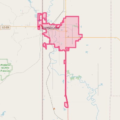 Map of Bartlesville