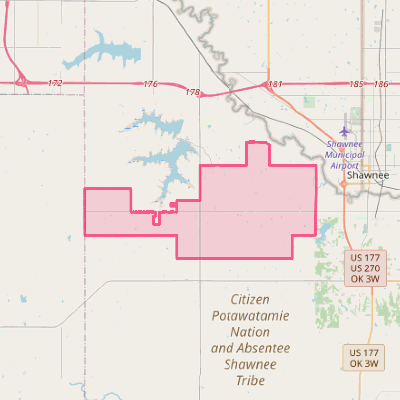 Map of Bethel Acres