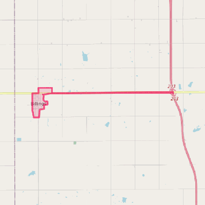 Map of Billings