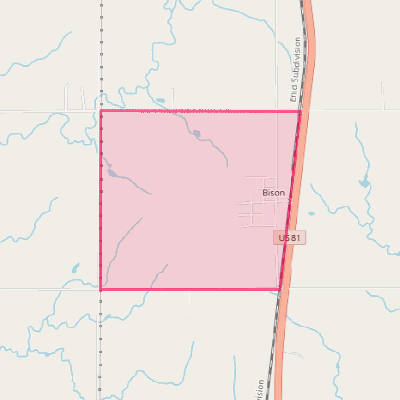 Map of Bison