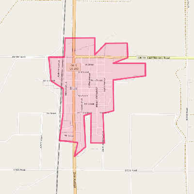 Map of Blair