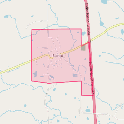 Map of Blanco