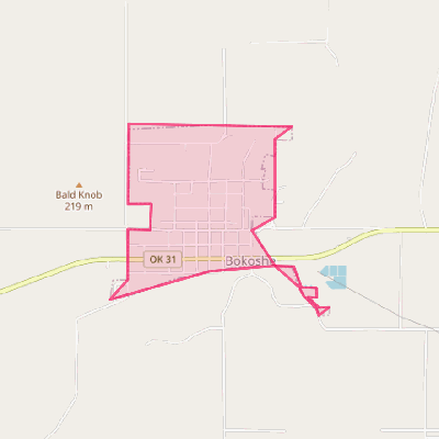 Map of Bokoshe