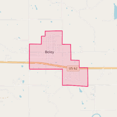 Map of Boley