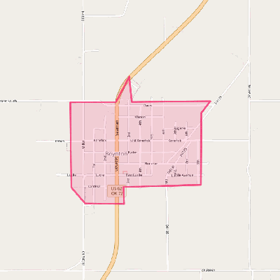 Map of Boynton