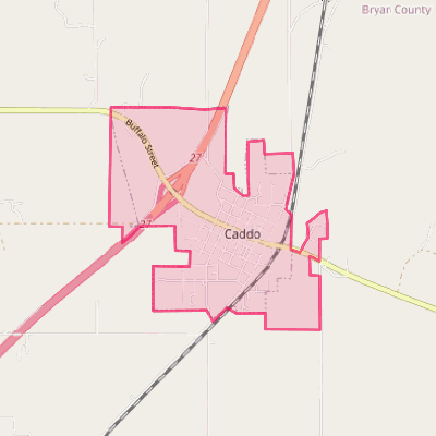 Map of Caddo