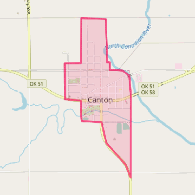 Map of Canton