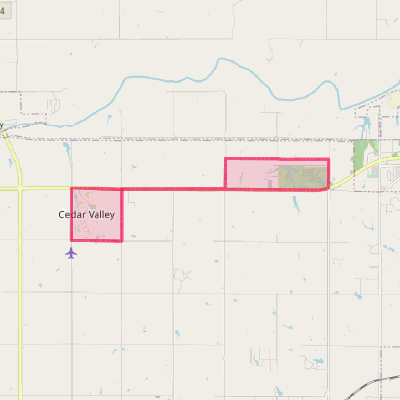 Map of Cedar Valley