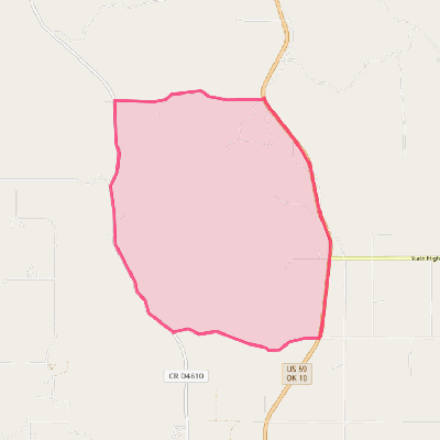 Map of Cloud Creek